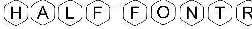 Half fontRegular字体转换